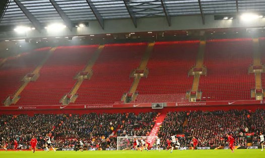 Một khán đài mới của Anfield đã được hoàn thiện và dự kiến sẽ "bóc tem" vào cuối tuần này. Ảnh: Liverpool FC