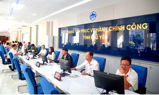 Trung tâm Phục vụ hành chính công tỉnh Phú Yên được điều hành qua Cổng thông tin điện tử. Ảnh TTĐT Phú Yên