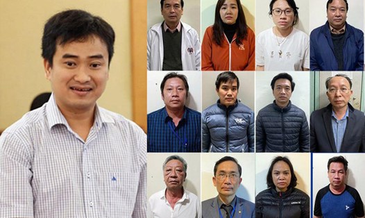 Các bị can sắp bị đưa ra xét xử trong đại án Việt Á. Ảnh: Bộ Công an