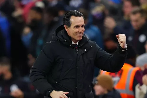 Unai Emery và Aston Villa đang bay cao trên bảng xếp hạng Premier League.  Ảnh: AFP 