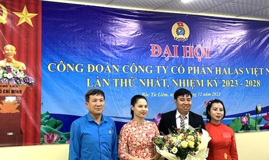 Công đoàn Công ty Cổ phần Halas Việt Nam tổ chức Đại hội lần thứ nhất, nhiệm kỳ 2023-2028 chú trọng chức năng đại diện bảo vệ người lao động. Ảnh: CĐCS