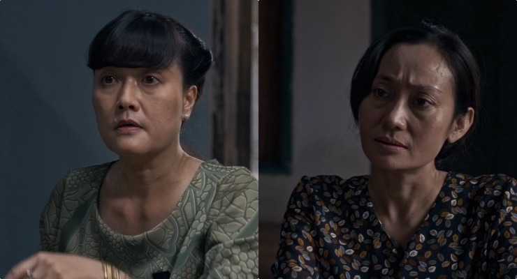 Hai nghệ sĩ Vân Dung, Hạnh Thuý đóng Quỷ cẩu. Ảnh: NSX.