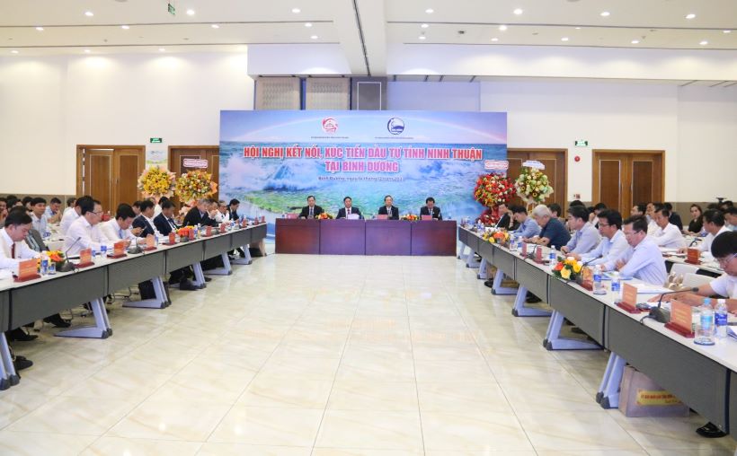 Hội nghị xúc tiến đầu tư tỉnh Ninh Thuận tại Bình Dương. Ảnh: Đình Trọng