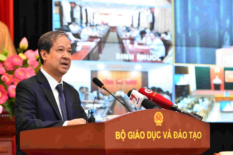 Bộ trưởng Bộ GDĐT Nguyễn Kim Sơn. Ảnh: Nguyễn Mạnh