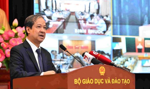 Bộ trưởng Bộ GDĐT Nguyễn Kim Sơn. Ảnh: Nguyễn Mạnh
