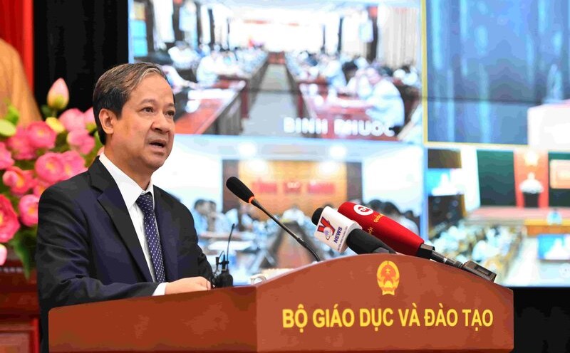 Bộ trưởng Bộ GDĐT Nguyễn Kim Sơn. Ảnh: Nguyễn Mạnh