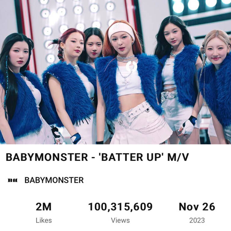 MV Batter Up của Baby Monster cán mốc 100 triệu view với