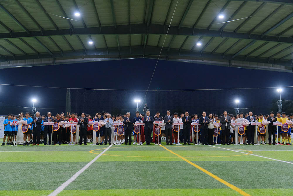 Giải đấu quy tụ các đội U13 chất lượng hàng đầu Việt Nam, Nhật Bản. Ảnh: Thanh Vũ