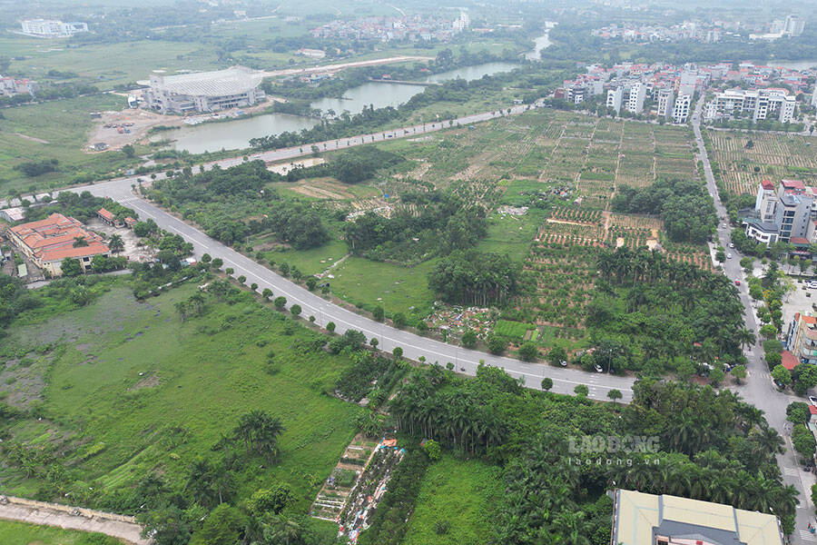 Một góc của huyện Đông Anh (Hà Nội). Ảnh: Tùng Giang 