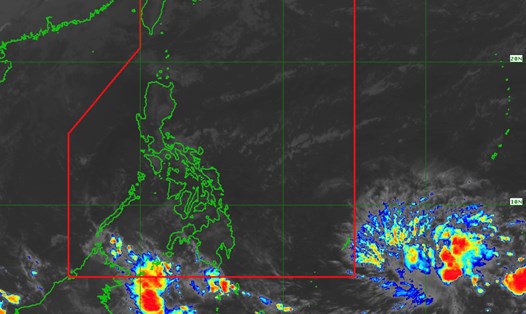Áp thấp tại khu vực Biển Đông đang mạnh lên thành áp thấp nhiệt đới và có thể trở thành cơn bão đầu tiên ở Philippines trong tháng 12 này. Ảnh: PAGASA