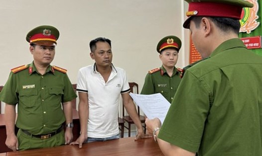 Đối tượng chủ mưu cầm đầu Bùi Văn Tân. Ảnh: Công an