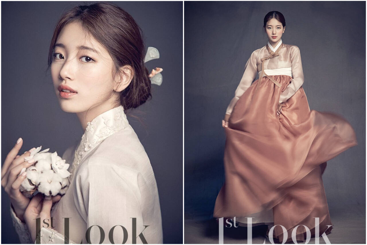 Bộ ảnh họa báo huyền thoại với Hanbok của Suzy năm 2015. Ảnh: 