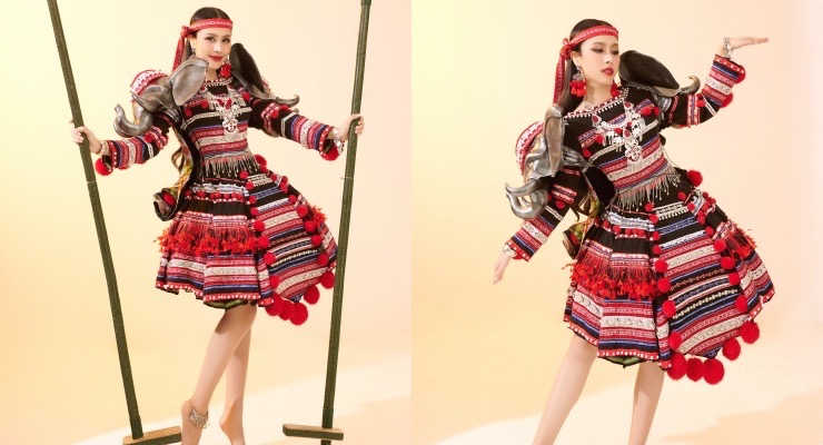 Ngọc Hằng tiết lộ gặp sự cố trong phần thi quan trọng tại Miss Intercontinental. Ảnh: SV.