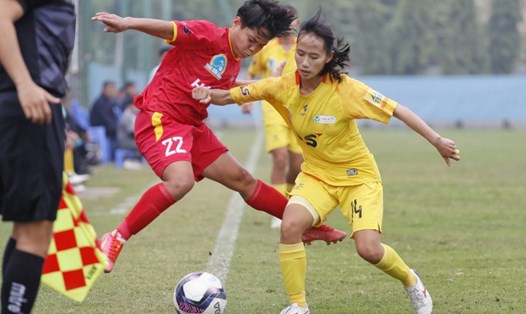 Hà Nội I dẫn đầu giải bóng đá nữ vô địch quốc gia 2023 sau vòng 10. Ảnh: VFF