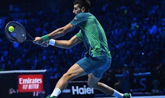 Novak Djokovic không phải là tay vợt trả giao bóng tốt nhất trong năm 2023. Ảnh: Ubitennis