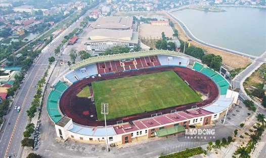 Sân vận động Việt Trì với 20.000 chỗ ngồi hiện là nơi tổ chức nhiều trận thi đấu bóng đá trong nước và quốc tế. Ảnh: Đăng Huỳnh.