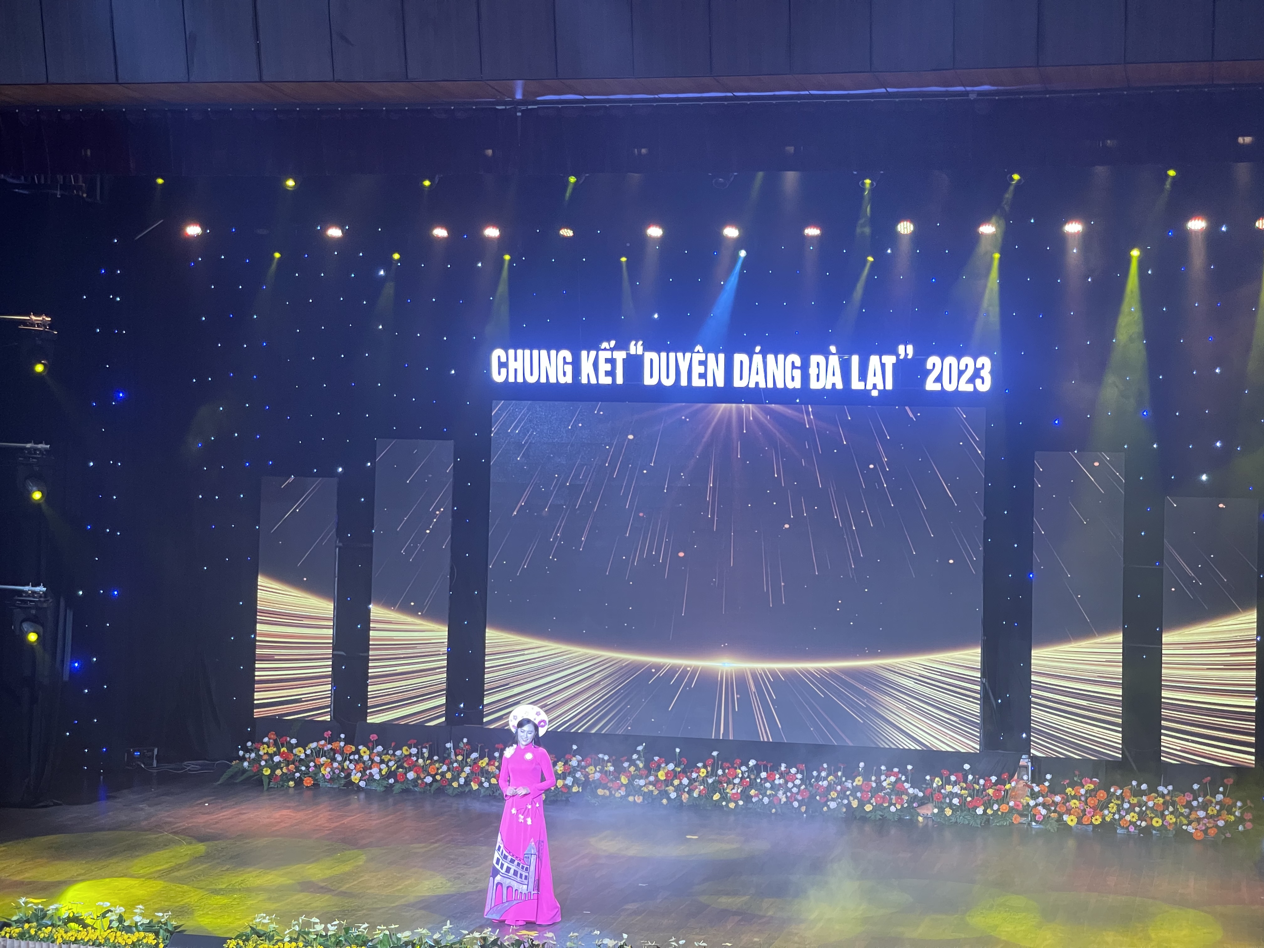 Thí sinh tham dự đêm Chung kết. Ảnh: Bảo Hoà