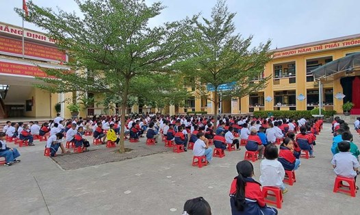 Tỉnh Hải Dương công nhận thêm 12 trường chuẩn quốc gia. Ảnh: Trường tiểu học Phú Thái