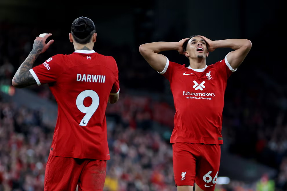 Liverpool đã phung phí rất nhiều cơ hội.   Ảnh: AFP 