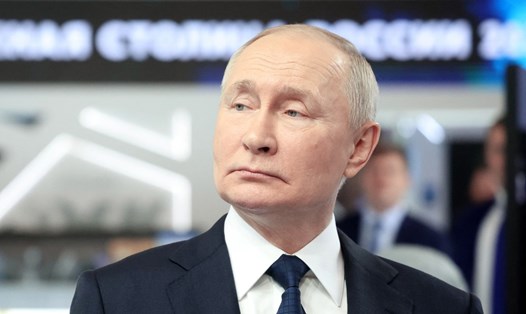 Tổng thống Nga Vladimir Putin đã quyết định sẽ thành lập một quân khu mới ở gần biên giới Phần Lan để đối phó với việc nước này gia nhập NATO. Ảnh: AFP