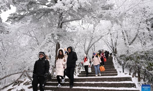 Một đợt không khí lạnh bổ sung dự kiến ảnh hưởng tới hầu khắp Trung Quốc trong tuần tới. Ảnh: Tân Hoa Xã