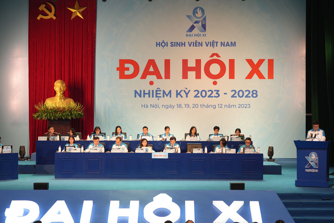 Đại hội đại biểu toàn quốc Hội Sinh viên Việt Nam lần thứ XI. Ảnh: Vĩnh Hoàng