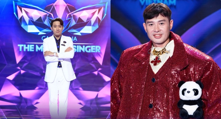 Trấn Thành thuyết phục Hoàng Hải tham gia chương trình Ca sĩ mặt nạ. Ảnh: Nhà sản xuất.