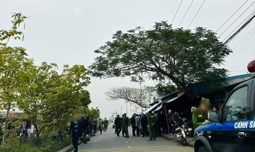 Va chạm giao thông giữa 3 xe máy, người đàn ông ở Nam Định tử vong. Ảnh: Người dân cung cấp