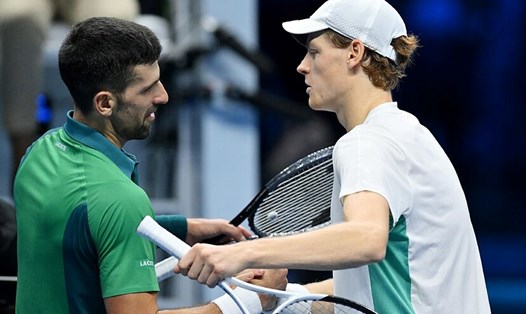 Jannik Sinner là người kết thúc chuỗi 19 trận thắng của Novak Djokovic trong năm 2023. Ảnh: ATP