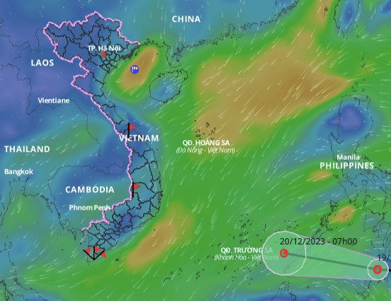 Thời điểm áp thấp nhiệt đới cuối cùng của năm 2023 đi vào Biển Đông