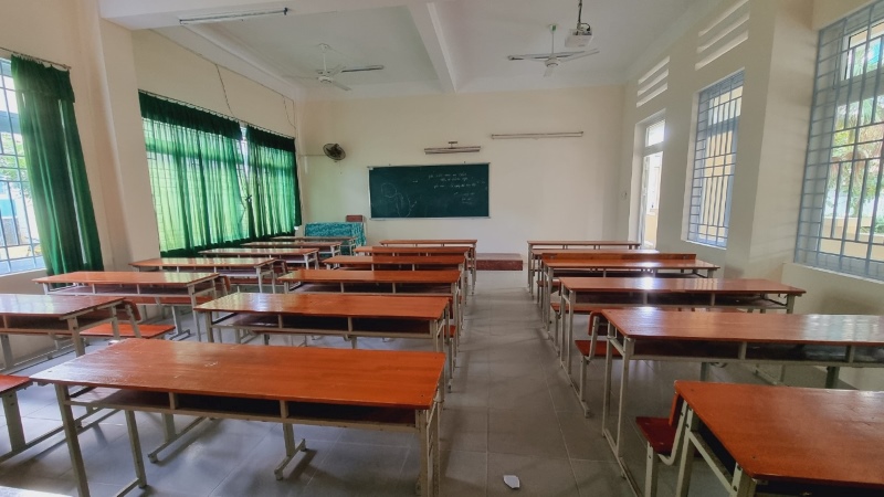2 giảng viên của Trường CĐYT Quảng Nam đã ngừng dạy từ chiều 18.12, khiến 32 sinh viên phải nghỉ buổi học cùng ngày. Ảnh: Hoàng Bin.