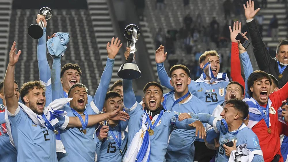 Uruguay là đương kim vô địch U20 World Cup. Ảnh: Bola