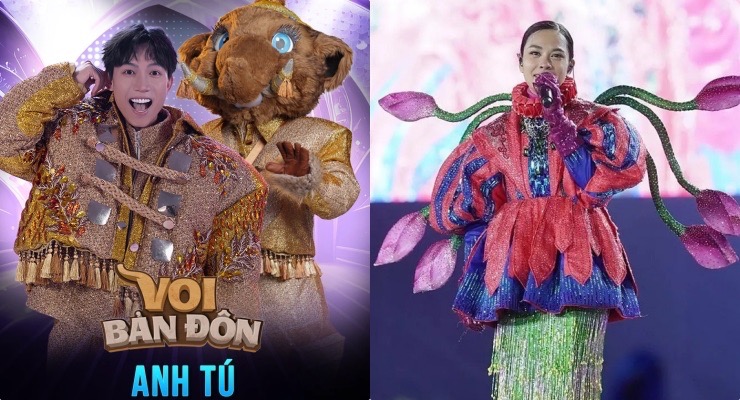 Anh Tú và Osen Ngọc Mai đều là quán quân của Ca sĩ mặt nạ. Ảnh: Nhà sản xuất.