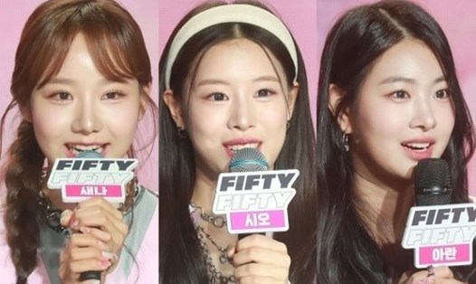 3 cựu thành viên nhóm Fifty Fifty: Saena, Sio, Aran. Ảnh: Naver