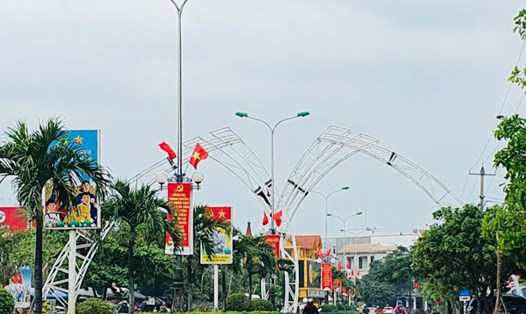 Thị xã Ba Đồn phấn đấu là đô thị loại III giai đoạn từ năm 2026-2030. Ảnh: Lê Phi Long