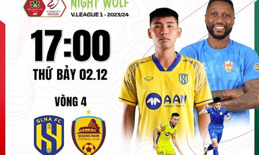 Sông Lam Nghệ An tiếp đón Quảng Nam ở vòng 4 V.League. Ảnh: FPT Play