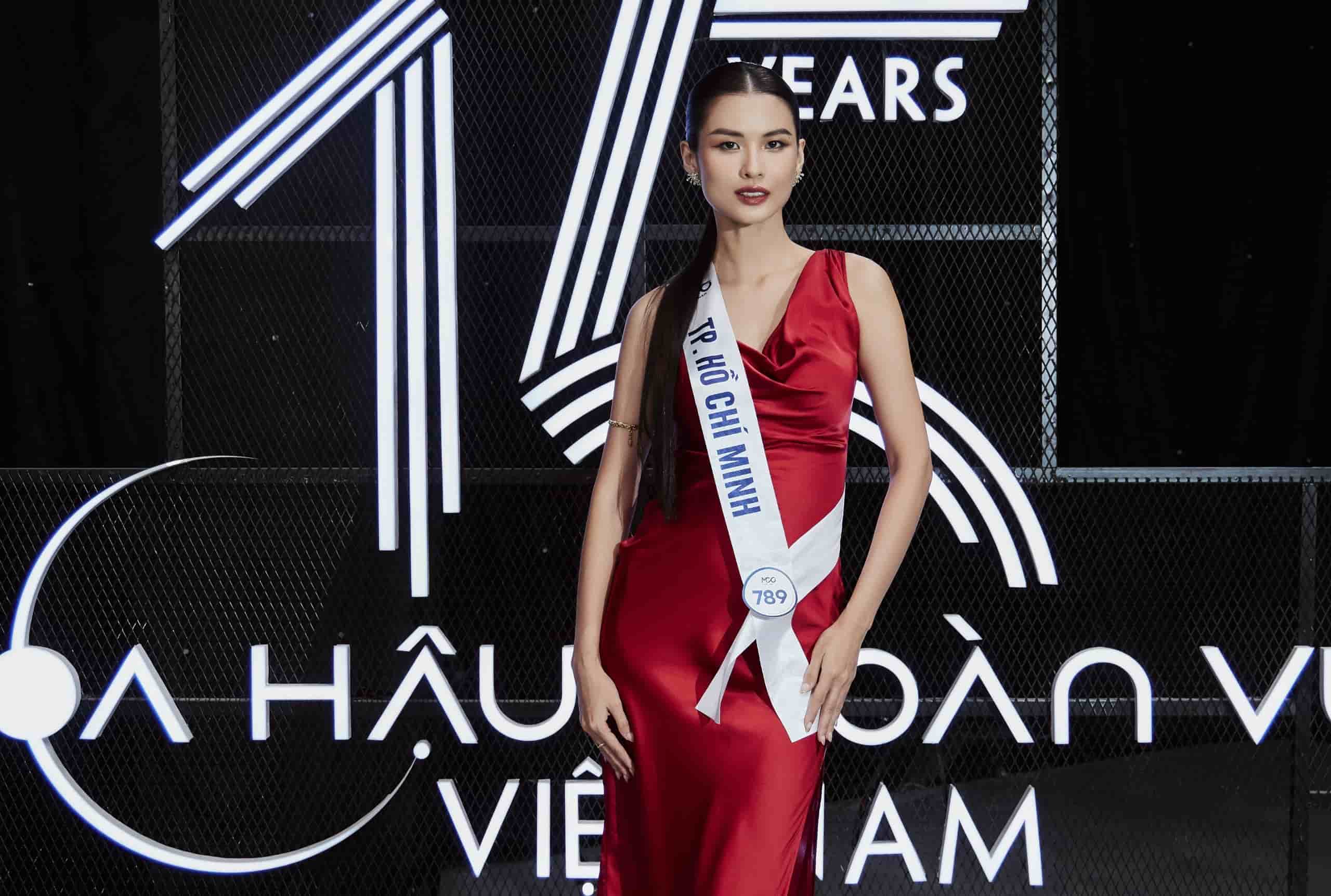 Cao Thiên Trang dẫn dắt đội chiến thắng tập 6 "Tôi Hoa hậu Hoàn vũ Việt Nam". Ảnh: BTC