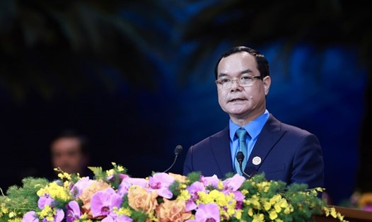 Chủ tịch Tổng LĐLĐ Việt Nam Nguyễn Đình Khang. Ảnh: Tô Thế