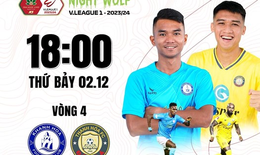 Khánh Hoà FC tiếp đón Thanh Hoá tại vòng 4 V.League 2023-2024. Ảnh: FPT Play