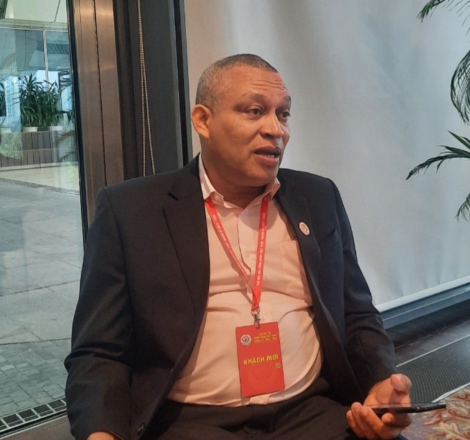 Ông Ismael Drullet Perez - Ủy viên Thường trực Ban Thư ký Quốc gia Trung tâm Những người Lao động Cuba