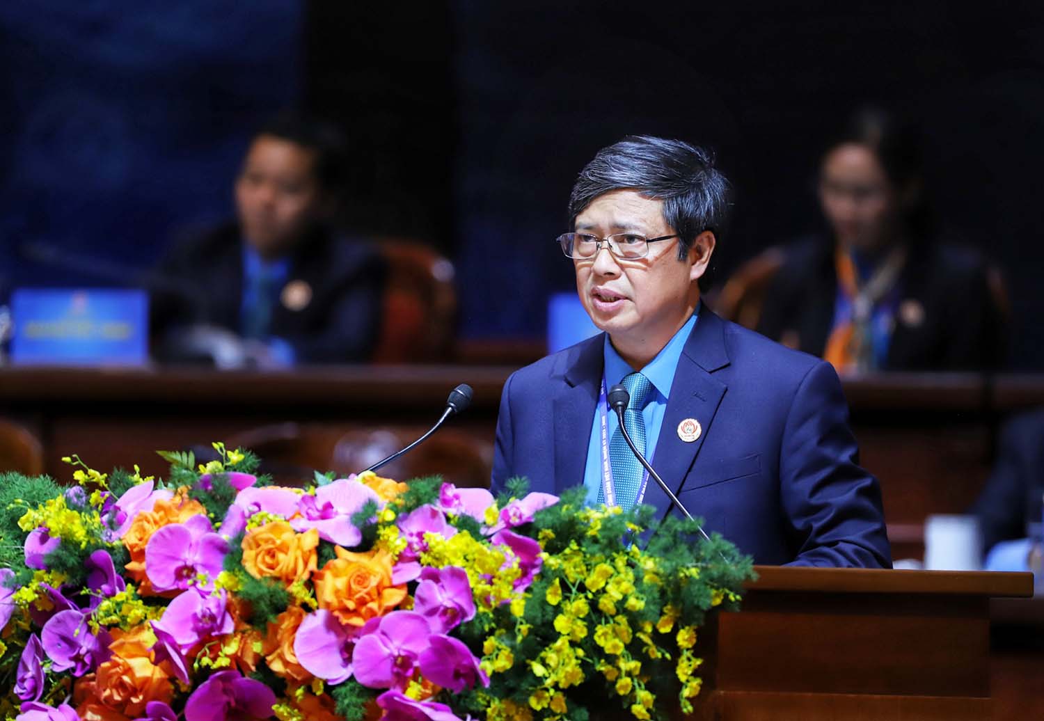 Chủ tịch LĐLĐ tỉnh Bắc Giang Nguyễn Văn Cảnh. Ảnh: Tô Thế
