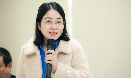 Bà Nguyễn Kim Loan đề xuất cần sửa đổi thủ tục mua nhà ở xã hội để tạo điều kiện cho công nhân lao động có nhu cầu. Ảnh: Hải Nguyễn