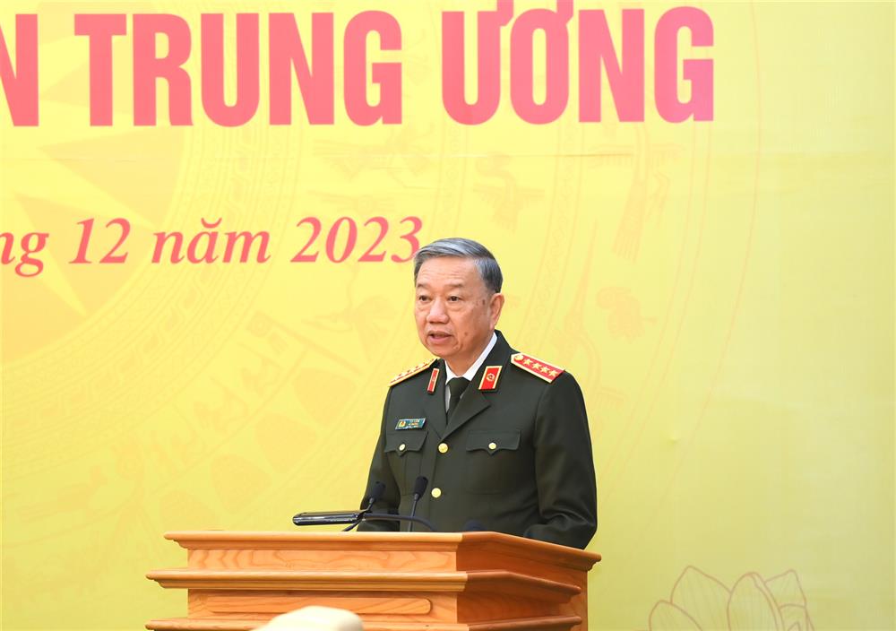 Đại tướng Tô Lâm - Bộ trưởng Bộ Công an. Ảnh: Bộ Công an