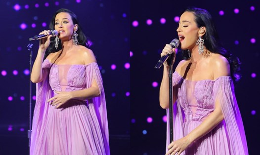Katy Perry trình diễn tại Nhà hát Hồ Gươm, Hà Nội. Ảnh: Ban tổ chức