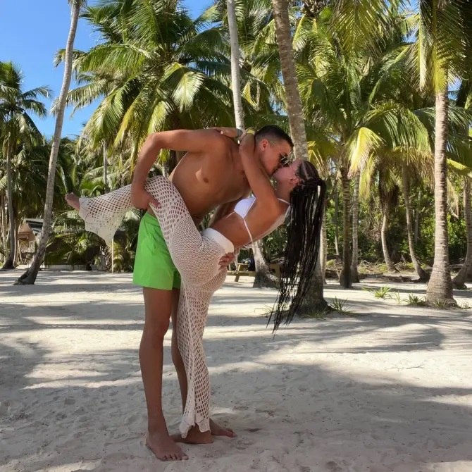 Petrovic và Djina đã làm đám cưới vào tháng 12 năm ngoái. Ảnh: Instagram djinapetrovic