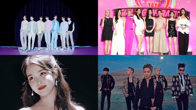 IU vượt BTS, Blackpink, TWICE trong top thần tượng được tìm kiếm 20 năm qua