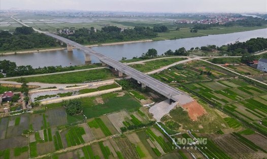 Hình ảnh cầu Xuân Cẩm - Bắc Phú được chụp lại vào năm 2022. Ảnh: Hữu Chánh