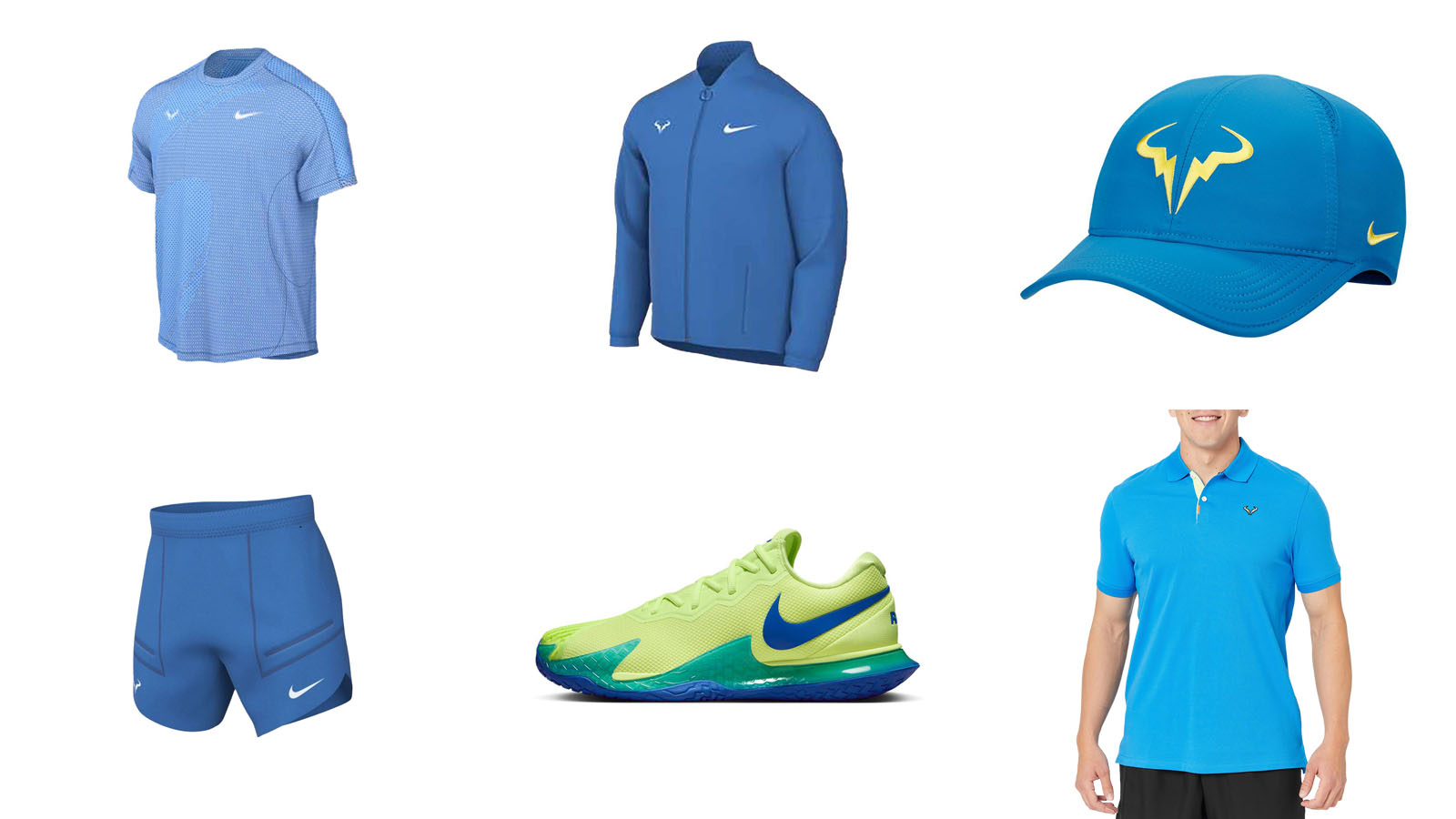 Bộ trang phục Nadal sẽ dùng tại Australian Open 2024. Ảnh: TennisR
