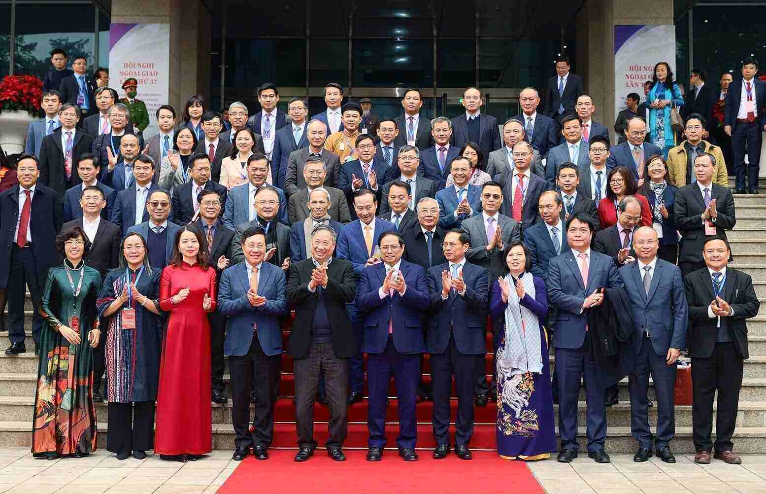 Thủ tướng Chính phủ Phạm Minh Chính và các đại biểu tại hội nghị. Ảnh: TTXVN