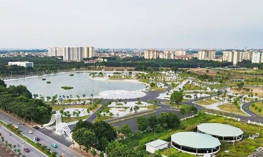 Công viên Long Biên - địa chỉ văn hóa mới của người Hà Nội. Ảnh: Phạm Đông